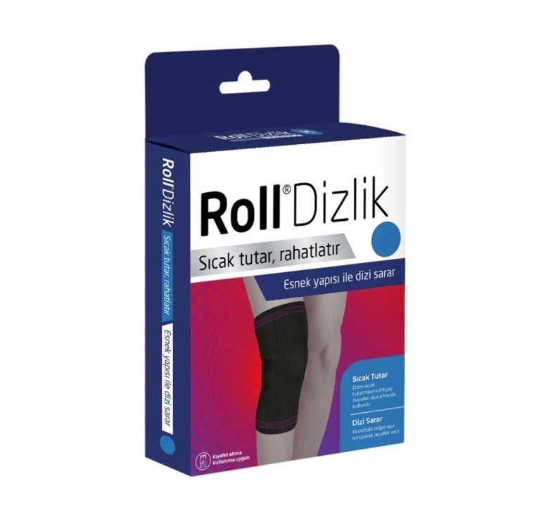 ROLLGENEL SAĞLIK ÜRÜNLERİRoll Siyah Dizlik - XLarge