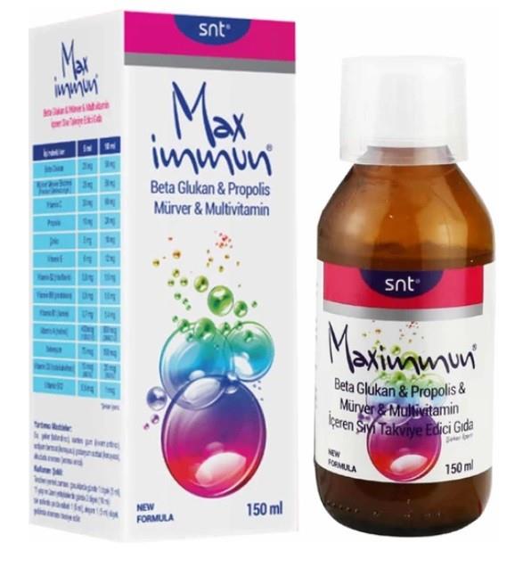 SANTASYABİTKİSEL ÜRÜNLERMax Immun Multivitamin Şurup 150 ml
