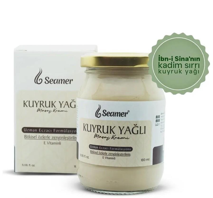 SEAMERVÜCUT NEMLENDİRİCİLERSeamer Kuyruk Yağı Masaj Kremi 180 ml