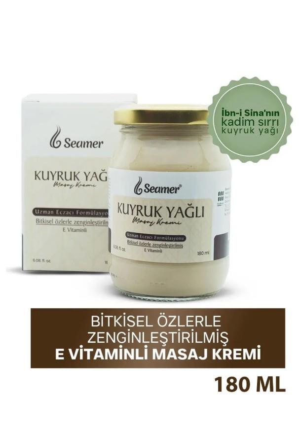 SEAMERVÜCUT NEMLENDİRİCİLERSeamer Kuyruk Yağı Masaj Kremi 180 ml