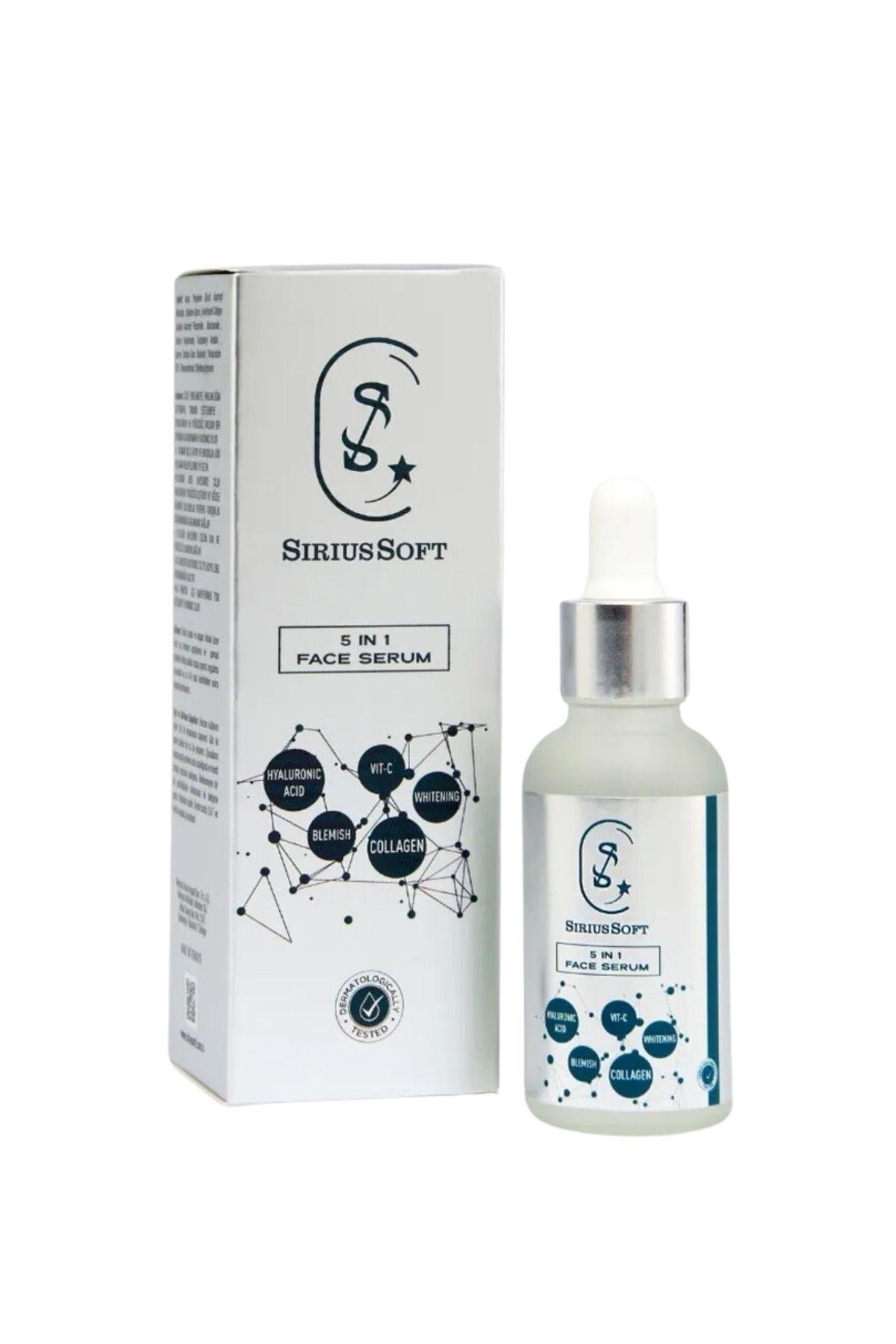 SiriusSoftCİLT BAKIM SERUMLARISiriusSoft 5 in 1 Cilt Bakım Serumu 30 ml 
