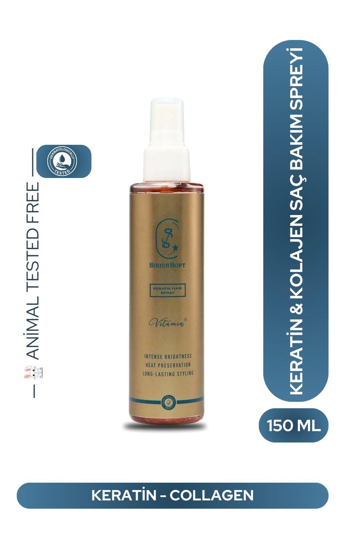 SiriusSoftŞAMPUANLARSiriusSoft Keratin ve Kolajen Saç Spreyi 200 ml