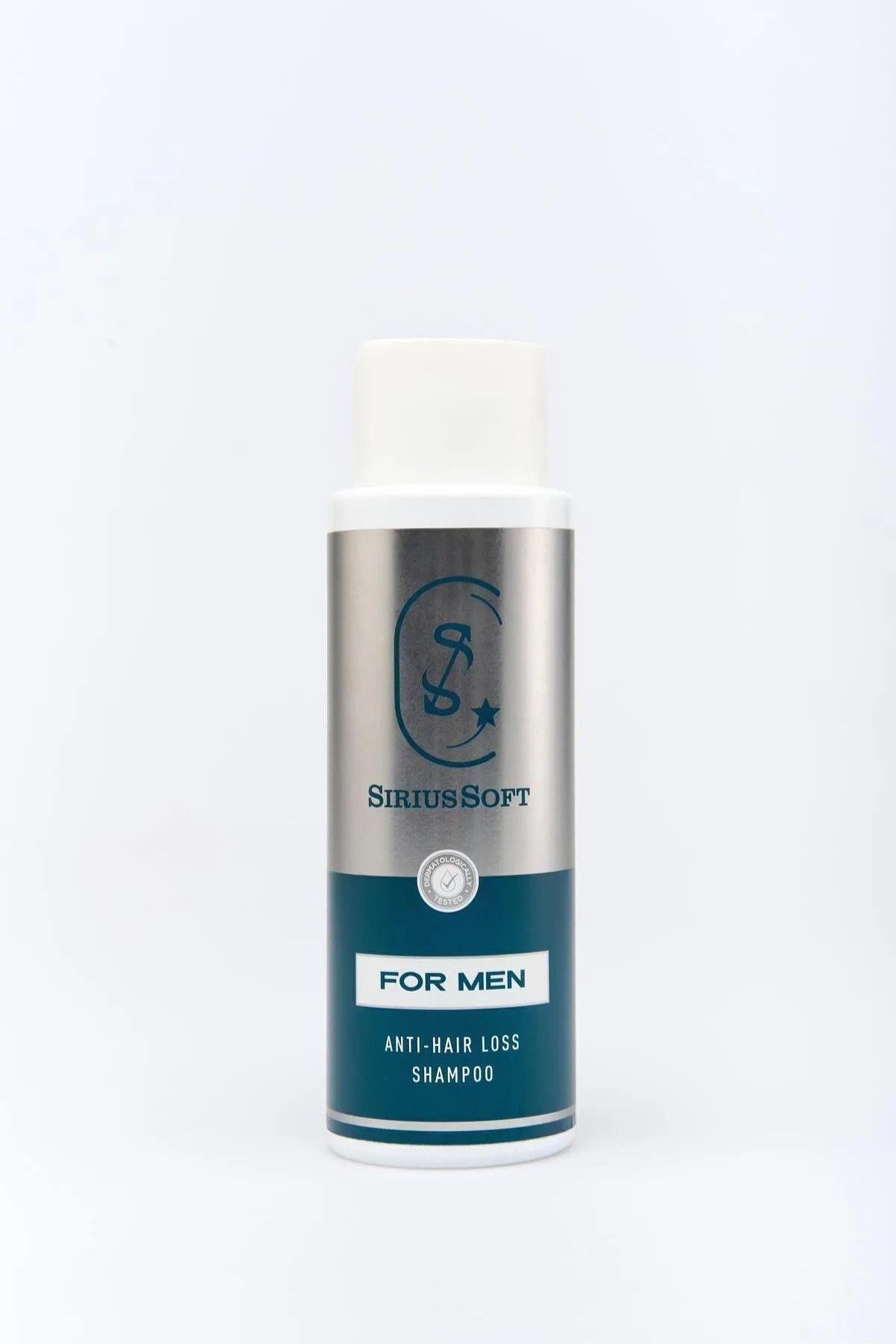 SiriusSoftŞAMPUANLARSiriusSoft Saç Dökülmesine Karşı Güçlendirici Arındırıcı Erkek Şampuanı Vegan 400 ml