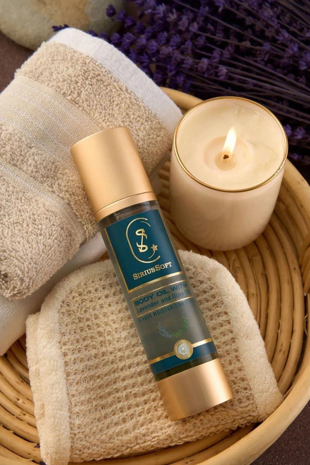 SiriusSoftVÜCUT NEMLENDİRİCİLERSiriusSoft Lavanta Özlü Nemlendirici Çatlak Karşıtı Vücut Cilt Bakım Yağı 100 ml