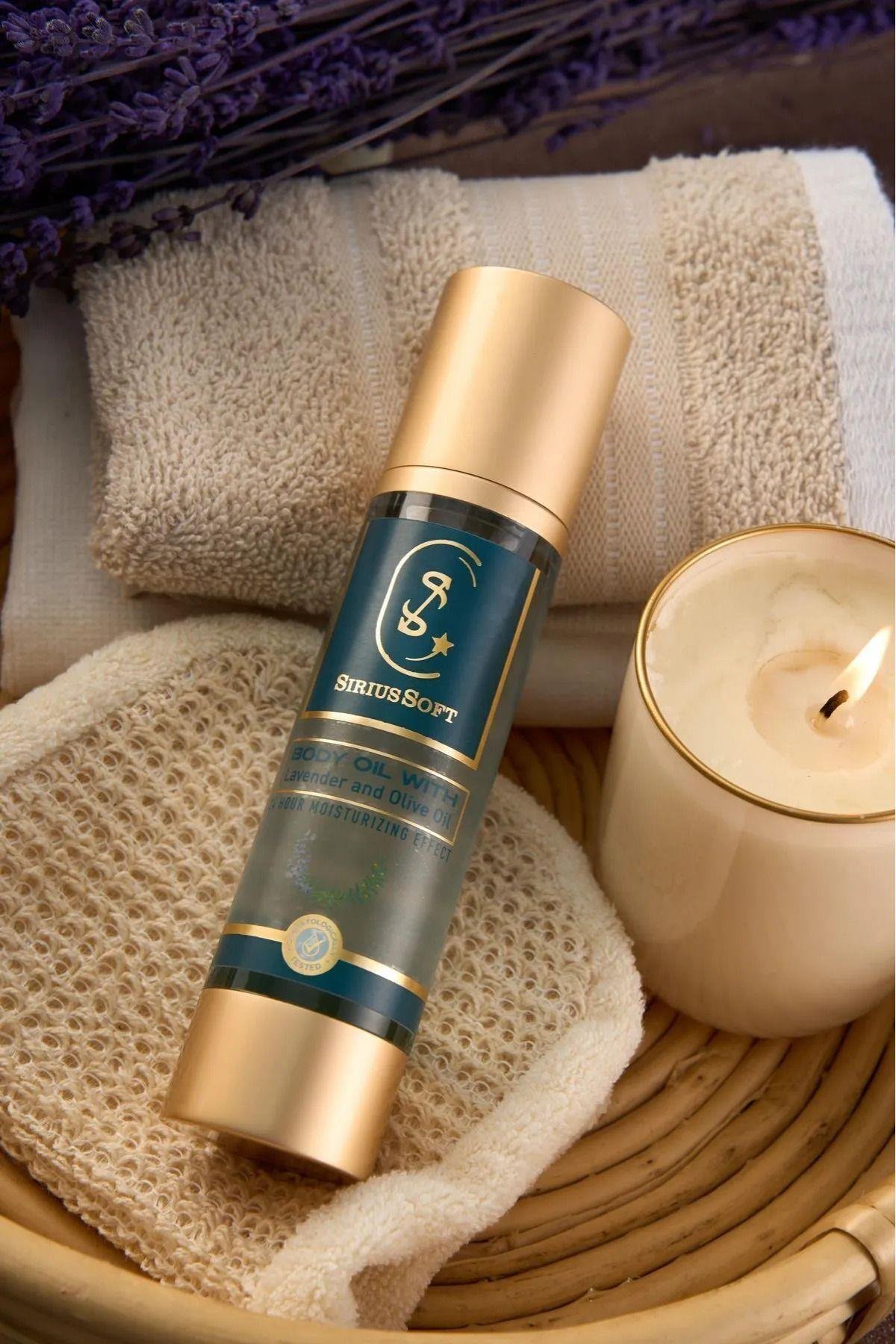 SiriusSoftVÜCUT NEMLENDİRİCİLERSiriusSoft Lavanta Özlü Nemlendirici Çatlak Karşıtı Vücut Cilt Bakım Yağı 100 ml