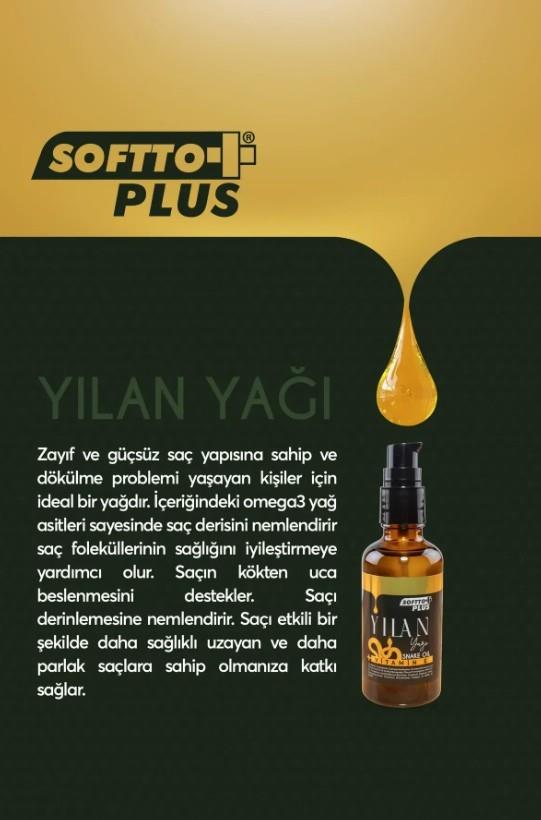 SOFTTOSAÇ BAKIM ÜRÜNLERİSoftto Plus Bitkisel Saç Canlandırıcı Yılan Yağı Saç Bakım Yağı 50 ml
