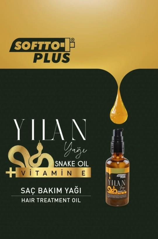 SOFTTOSAÇ BAKIM ÜRÜNLERİSoftto Plus Bitkisel Saç Canlandırıcı Yılan Yağı Saç Bakım Yağı 50 ml