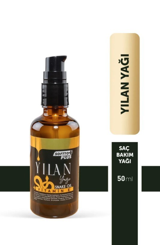 SOFTTOSAÇ BAKIM ÜRÜNLERİSoftto Plus Bitkisel Saç Canlandırıcı Yılan Yağı Saç Bakım Yağı 50 ml