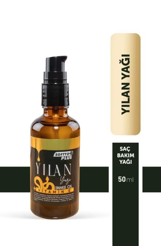 SOFTTOSAÇ BAKIM ÜRÜNLERİSoftto Plus Bitkisel Saç Canlandırıcı Yılan Yağı Saç Bakım Yağı 50 ml