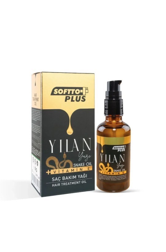 SOFTTOSAÇ BAKIM ÜRÜNLERİSoftto Plus Bitkisel Saç Canlandırıcı Yılan Yağı Saç Bakım Yağı 50 ml