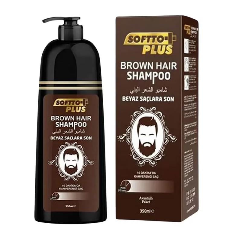 SOFTTOŞAMPUANLARSoftto Plus Brown Hair Shampoo 350 ml 
