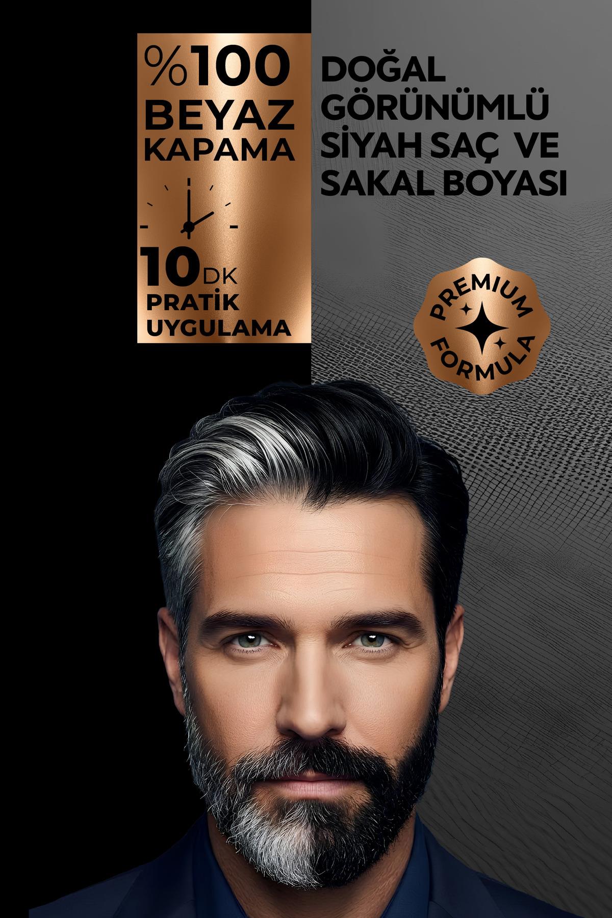 SOFTTOŞAMPUANLARSoftto Plus Expert Men Black Hair Color – Siyah 10 dakikada Etkili / Geliştirilmiş Formül / Doğal Görünüm
