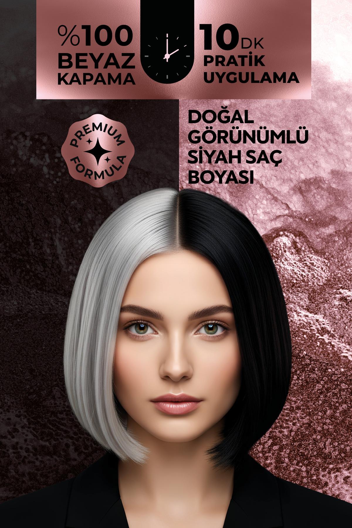 SOFTTOŞAMPUANLARSoftto Plus Expert Woman Black Hair Color / Siyah / Kadınlara Özel Yeni Formül / Doğal Görünüm