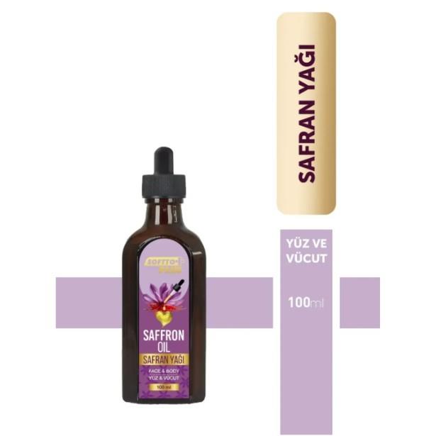 SOFTTOVÜCUT NEMLENDİRİCİLERSoftto Plus Safran Nemlendiren Kırışıklık Görünümünün Azalmasına Yardımcı Yüz ve Vücut Yağ 100 ml