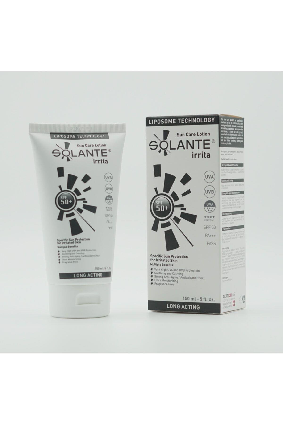 SOLANTEYÜZ GÜNEŞ ÜRÜNLERİSolante Irrita Spf 50+ 150 ml Güneş Losyon