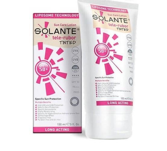 SOLANTEYÜZ GÜNEŞ ÜRÜNLERİSolante Tele-Rubor Tinted Spf 50+ 150 ml Güneş Losyon