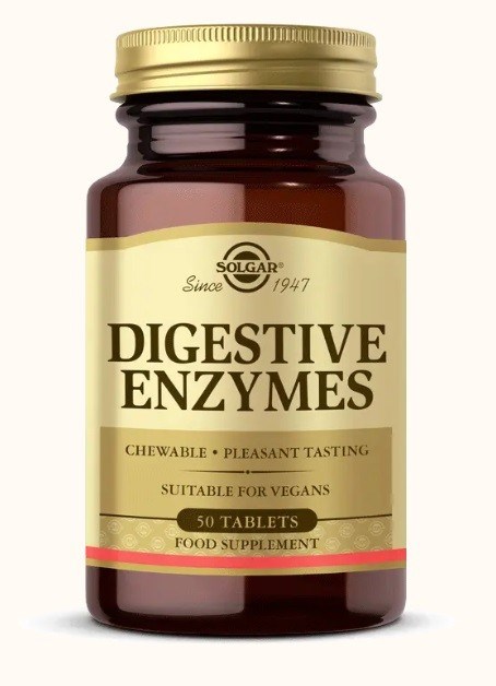 SOLGARBİTKİSEL ÜRÜNLERSolgar Digestive Enzymes 50 Tablet 