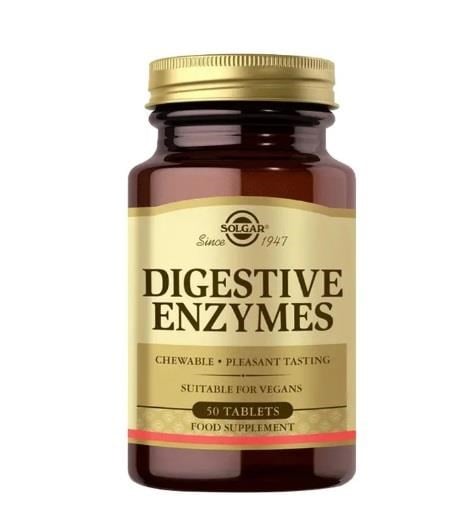 SOLGARBİTKİSEL ÜRÜNLERSolgar Digestive Enzymes 50 Tablet 