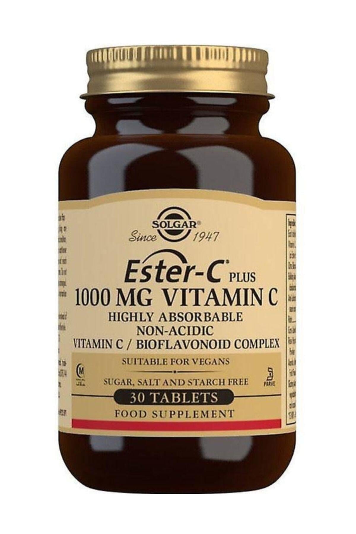 SOLGARVİTAMİN-MİNERALLERSolgar Ester-C Plus 1000 mg 30 Tablet