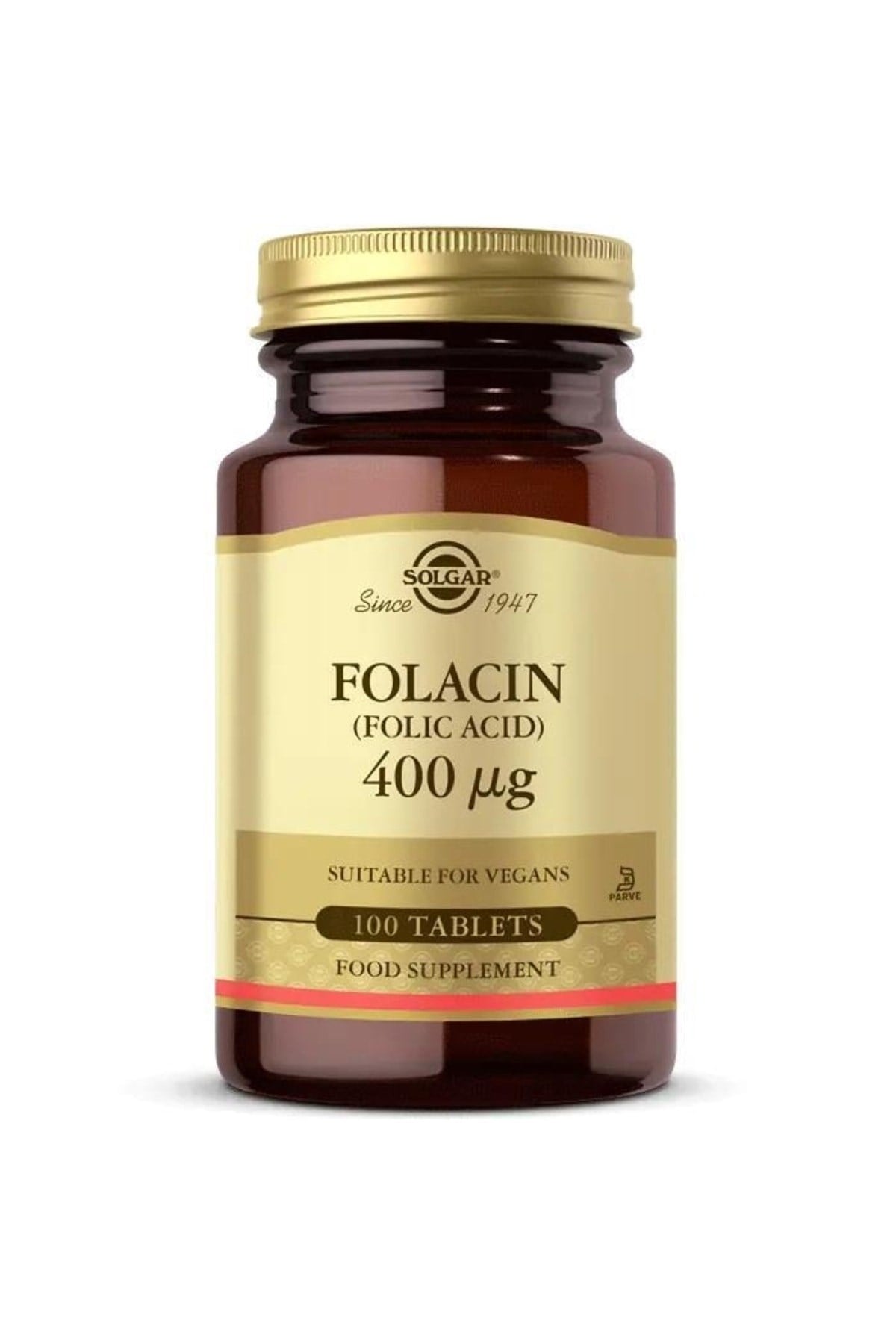 SOLGARVİTAMİN-MİNERALLERSolgar Folic Acid 400 mcg 100 Tablet