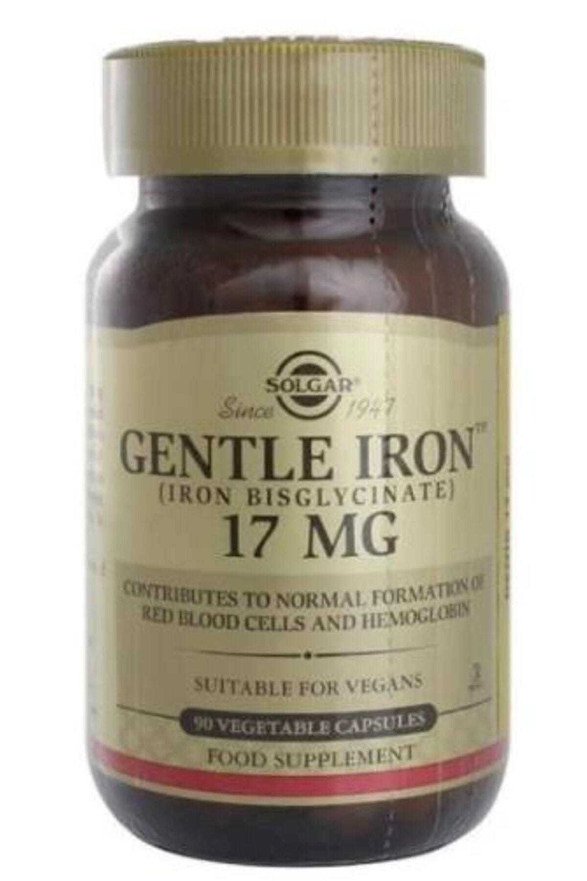 SOLGARVİTAMİN-MİNERALLERSolgar Gentle Iron 17 mg Kapsül