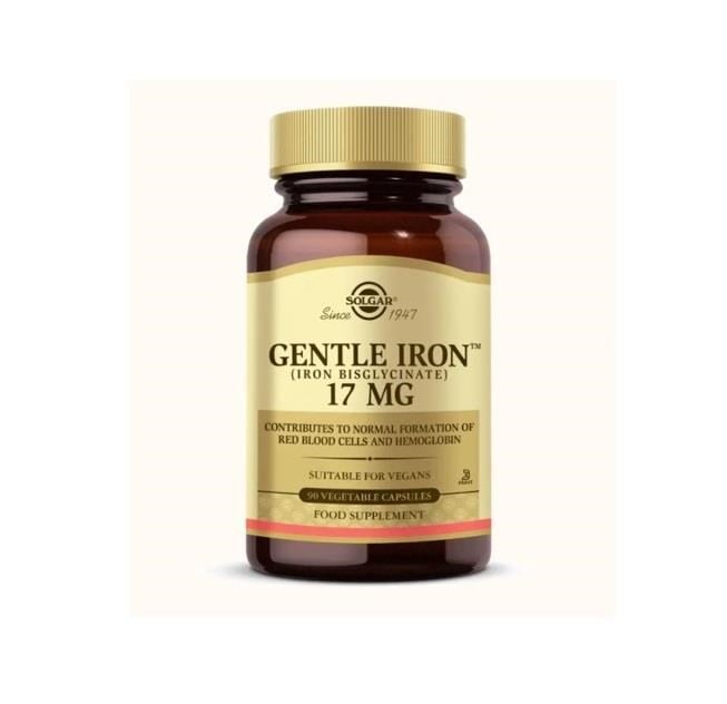 SOLGARVİTAMİN-MİNERALLERSolgar Gentle Iron 17 mg Kapsül