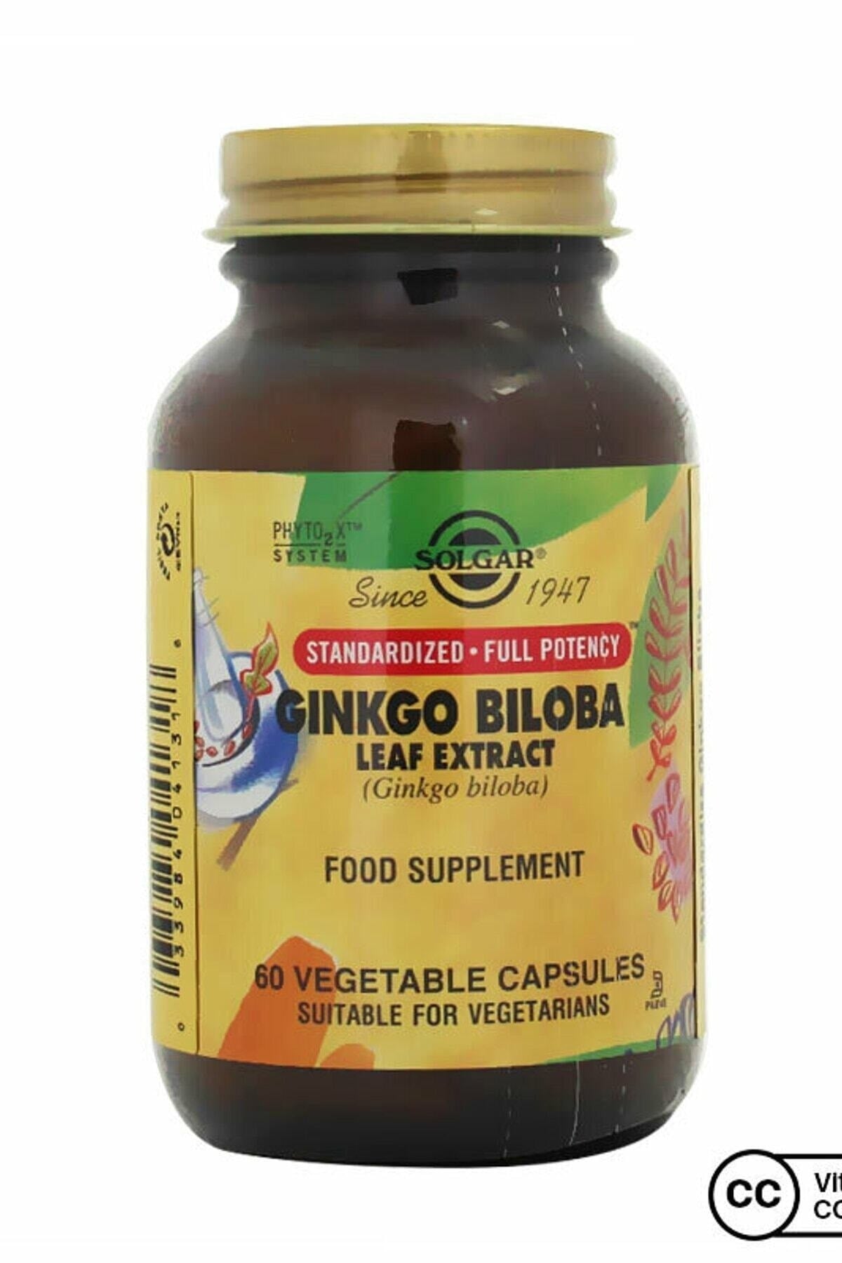 SOLGARVİTAMİN-MİNERALLERSolgar Ginkgo Biloba Leaf Extract 60 Kapsül 