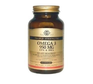 SOLGARVİTAMİN-MİNERALLERSolgar Omega-3 950 mg 50 Kapsül