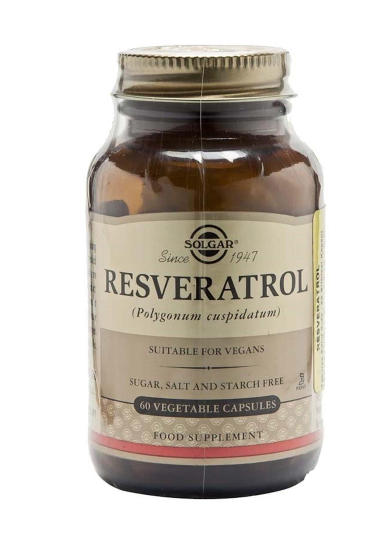 SOLGARVİTAMİN-MİNERALLERSolgar Resveratrol 60 Kapsül