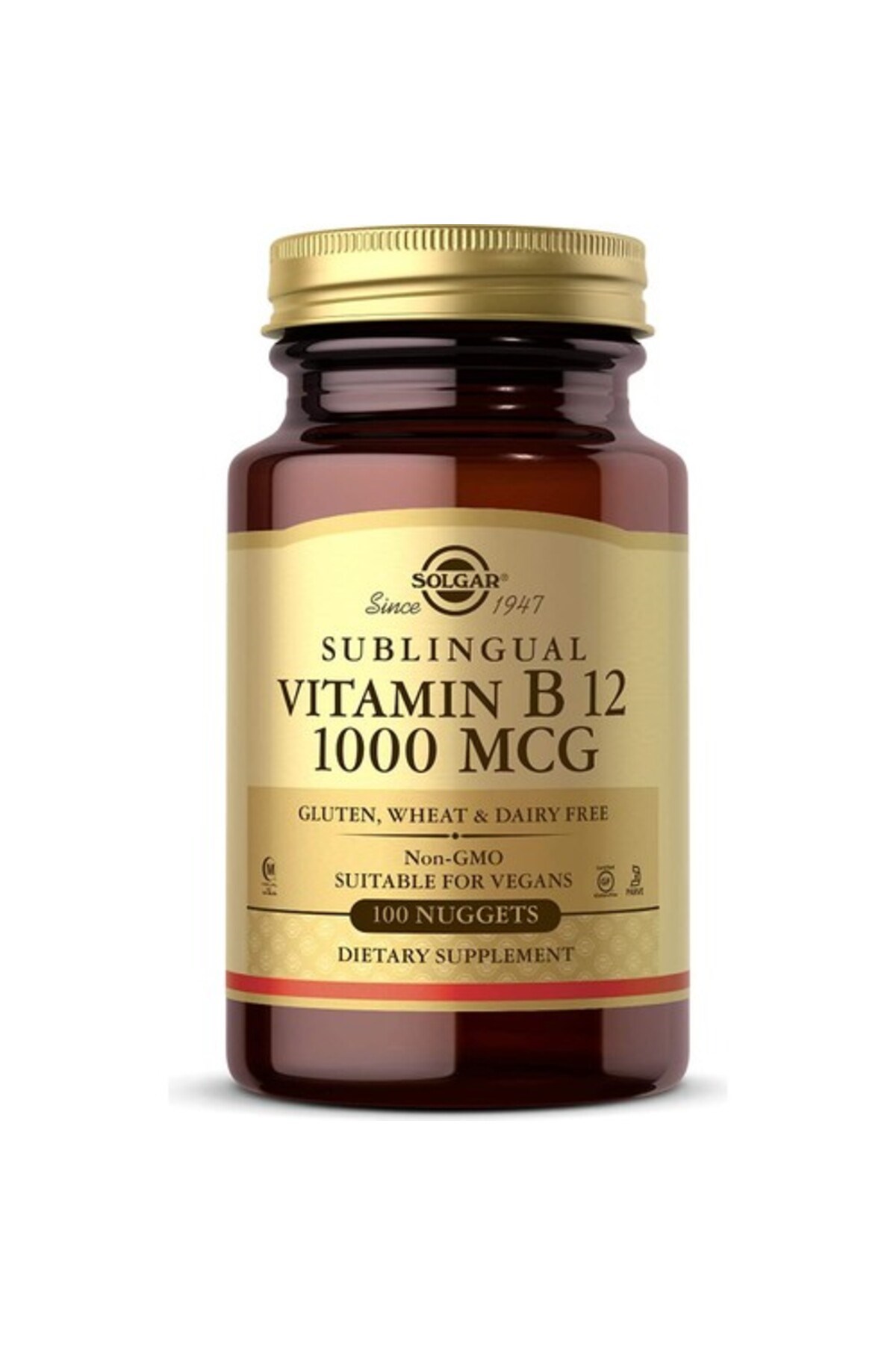 SOLGARVİTAMİN-MİNERALLERSolgar Vitamin B12 1000 mcg 100 Dilaltı Tablet