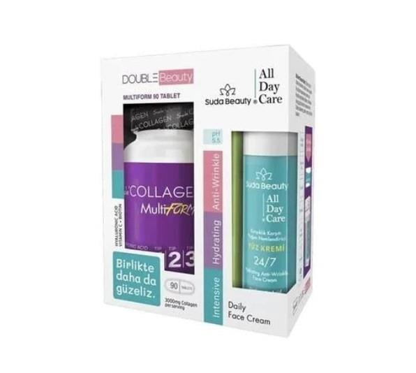 SUDA COLLAGENKOLAJENLERSuda Collagen Double Beauty Multiform 90 Tablet