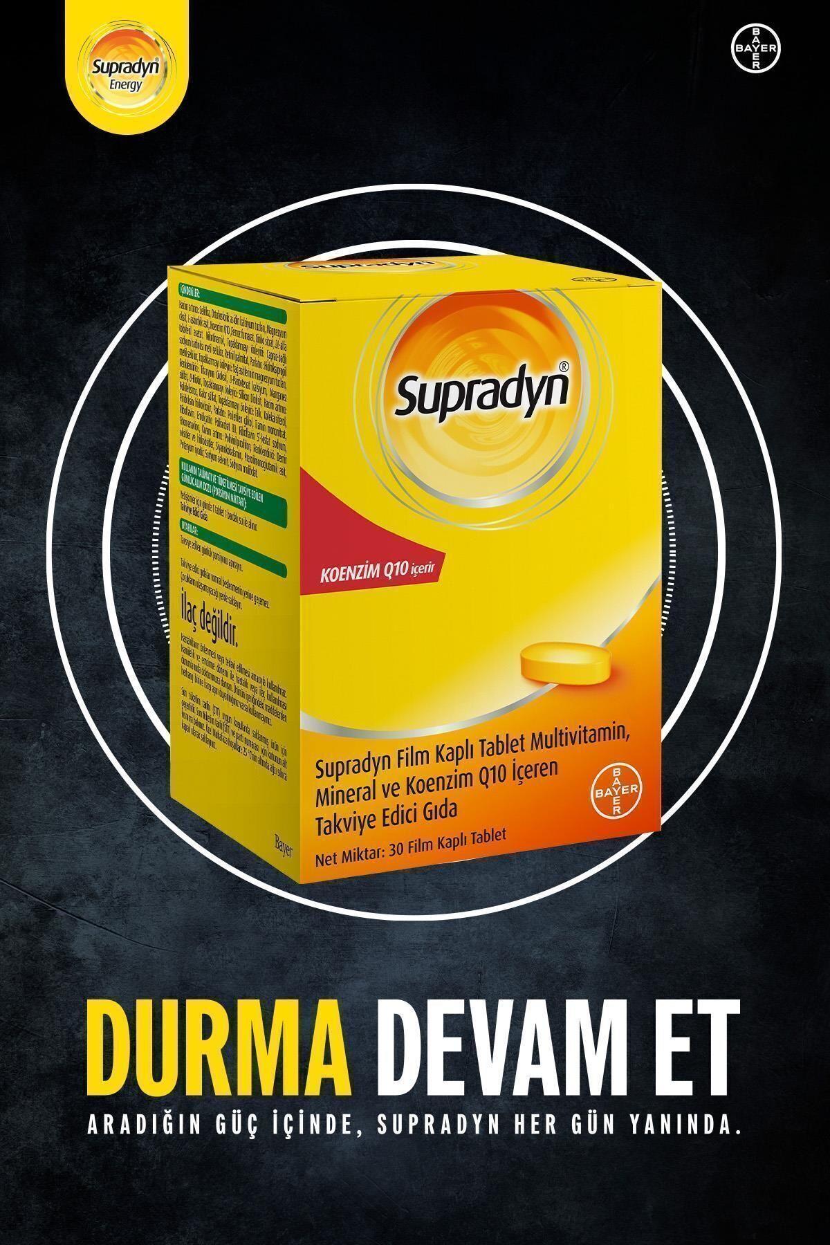 SUPRADYNVİTAMİN-MİNERALLERSupradyn Daily Koenzim Q10 30 Tablet 