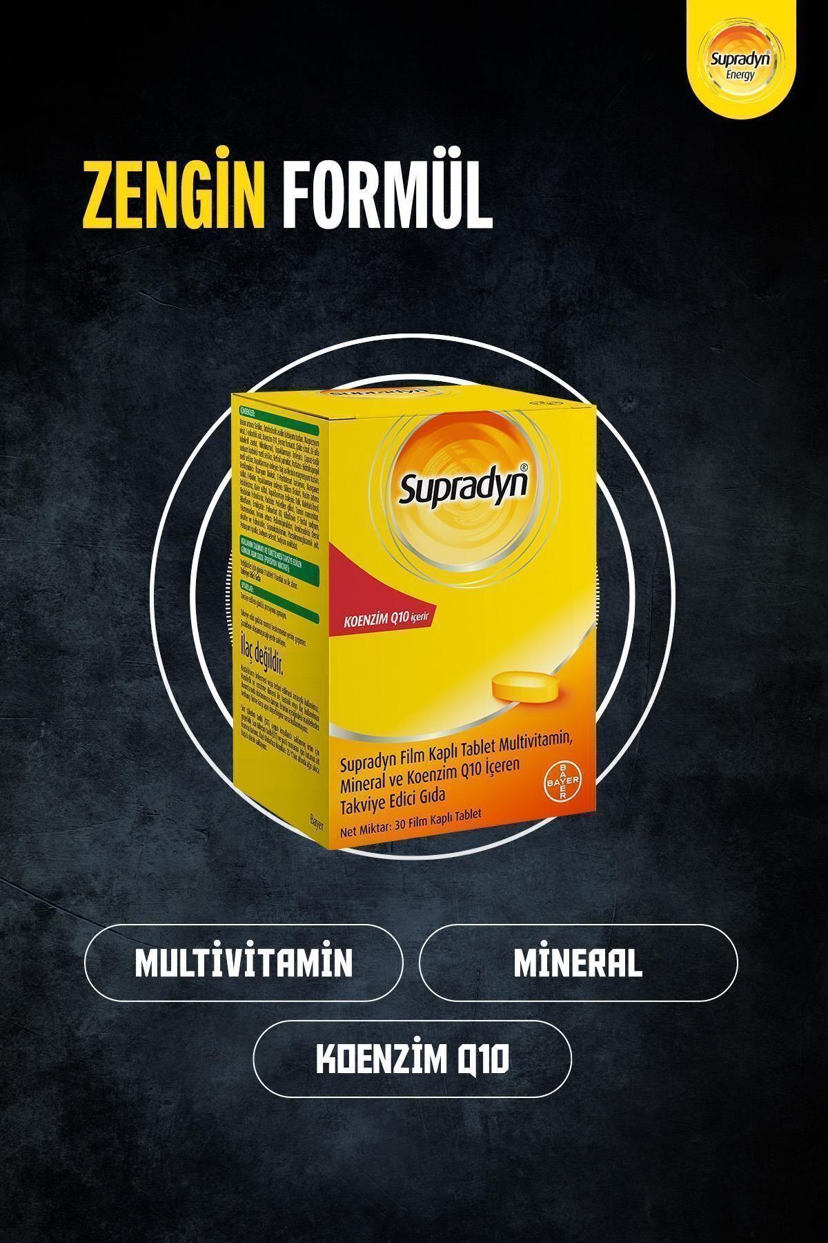 SUPRADYNVİTAMİN-MİNERALLERSupradyn Daily Koenzim Q10 30 Tablet 