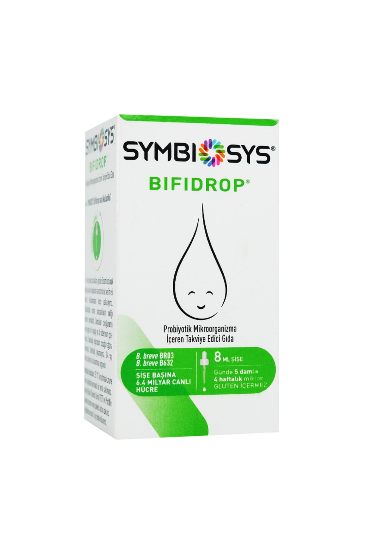 SYMBIOSYSPROBİYOTİKLERSymbiosys Bifidrop Probiyotik Damla 8 ml