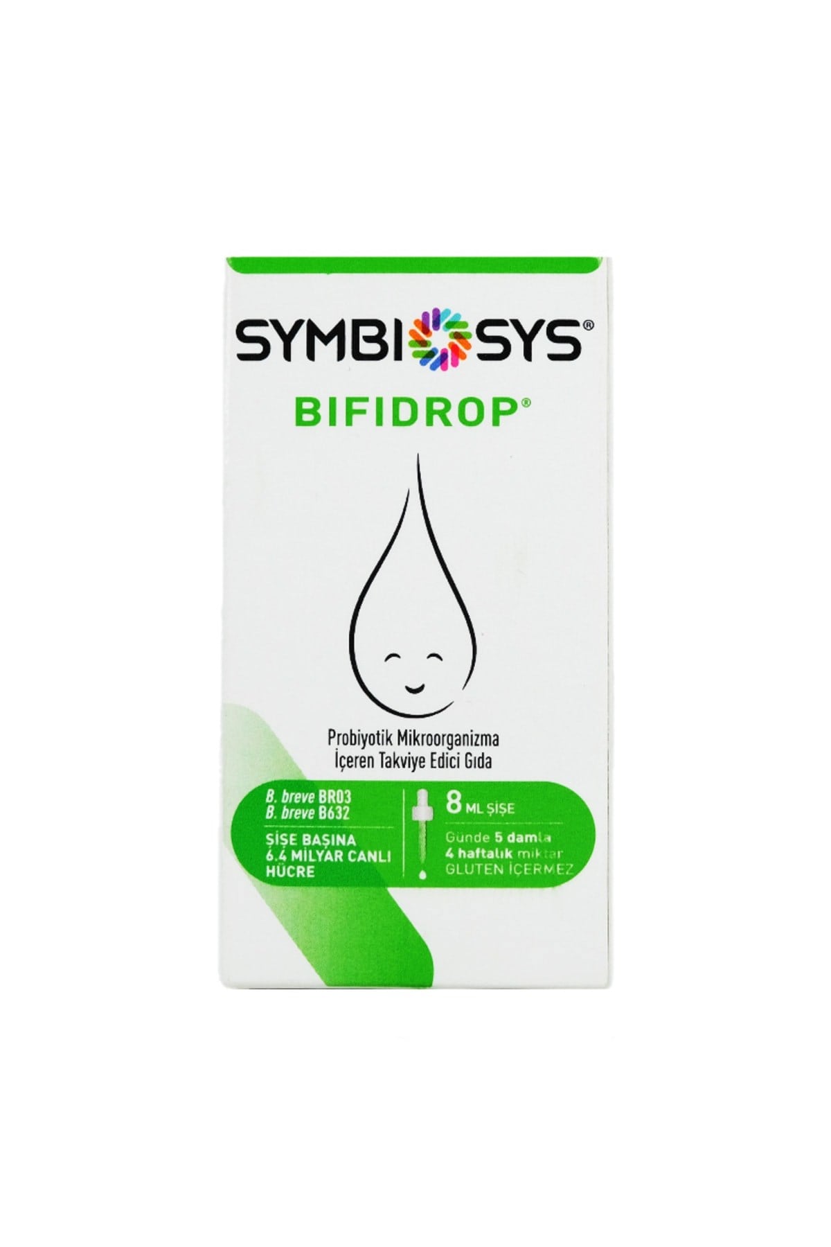 SYMBIOSYSPROBİYOTİKLERSymbiosys Bifidrop Probiyotik Damla 8 ml