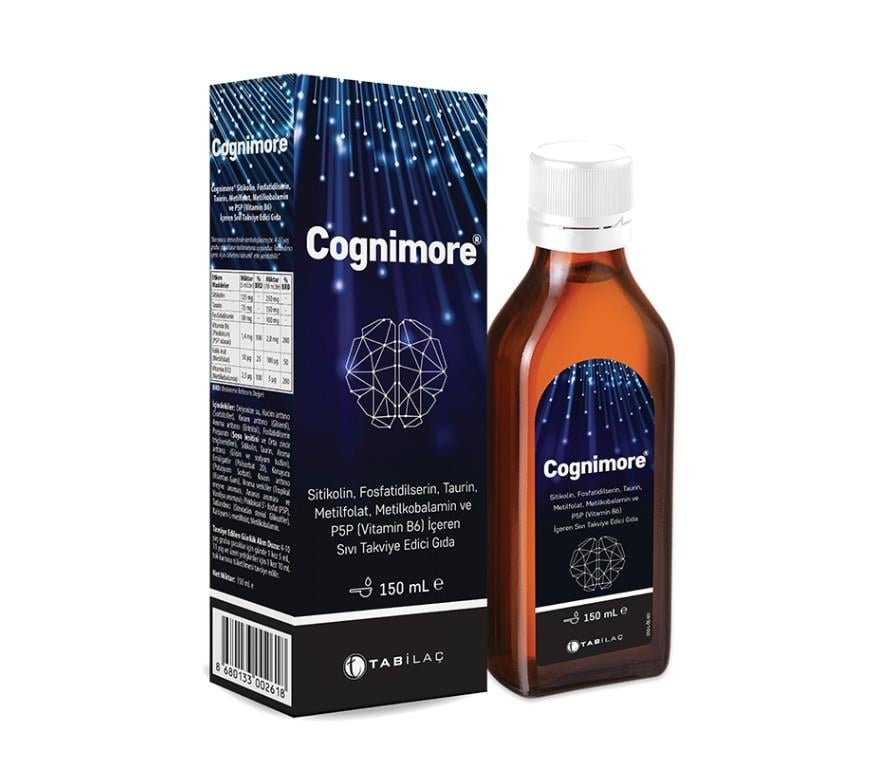 TAB İLAÇÇOCUKLAR İÇİN BESİN TAKVİYELERİCognimore Sıvı Likit 150 ml
