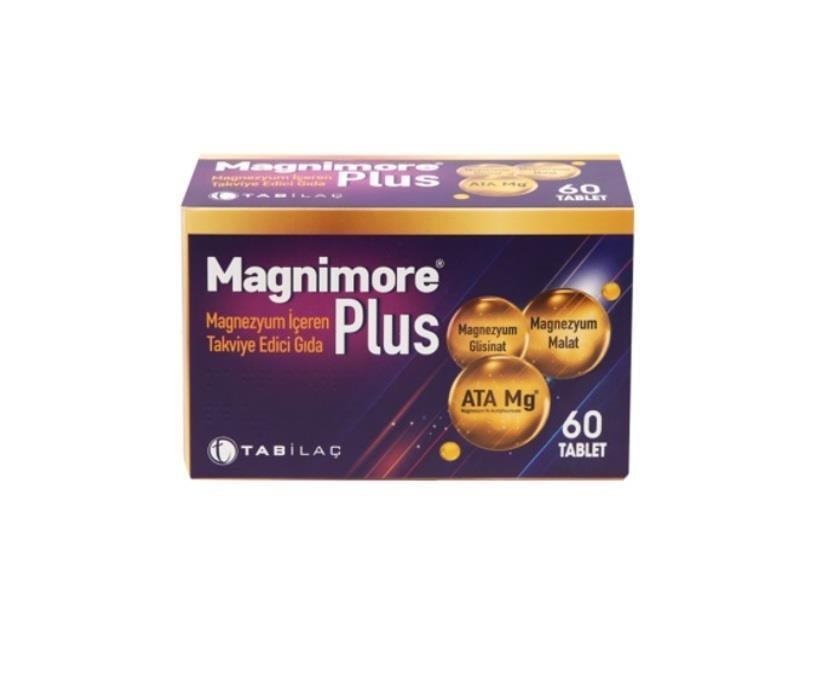 TAB İLAÇVİTAMİN-MİNERALLERMagnimore Plus 60 Tablet