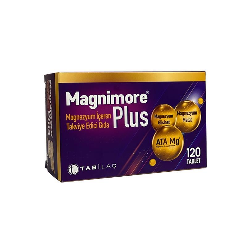 TAB İLAÇVİTAMİN-MİNERALLERMagnimore Plus 120 Tablet