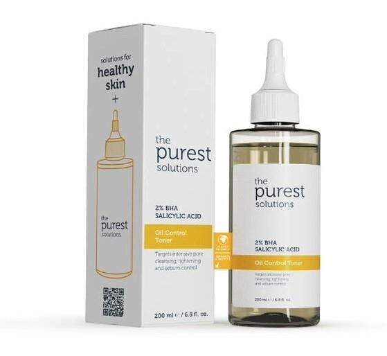 THE PUREST SOLUTIONSTONİKLERThe Purest Solutions Oil Control Toner 2% BHA Salicylic Acid 200 ml