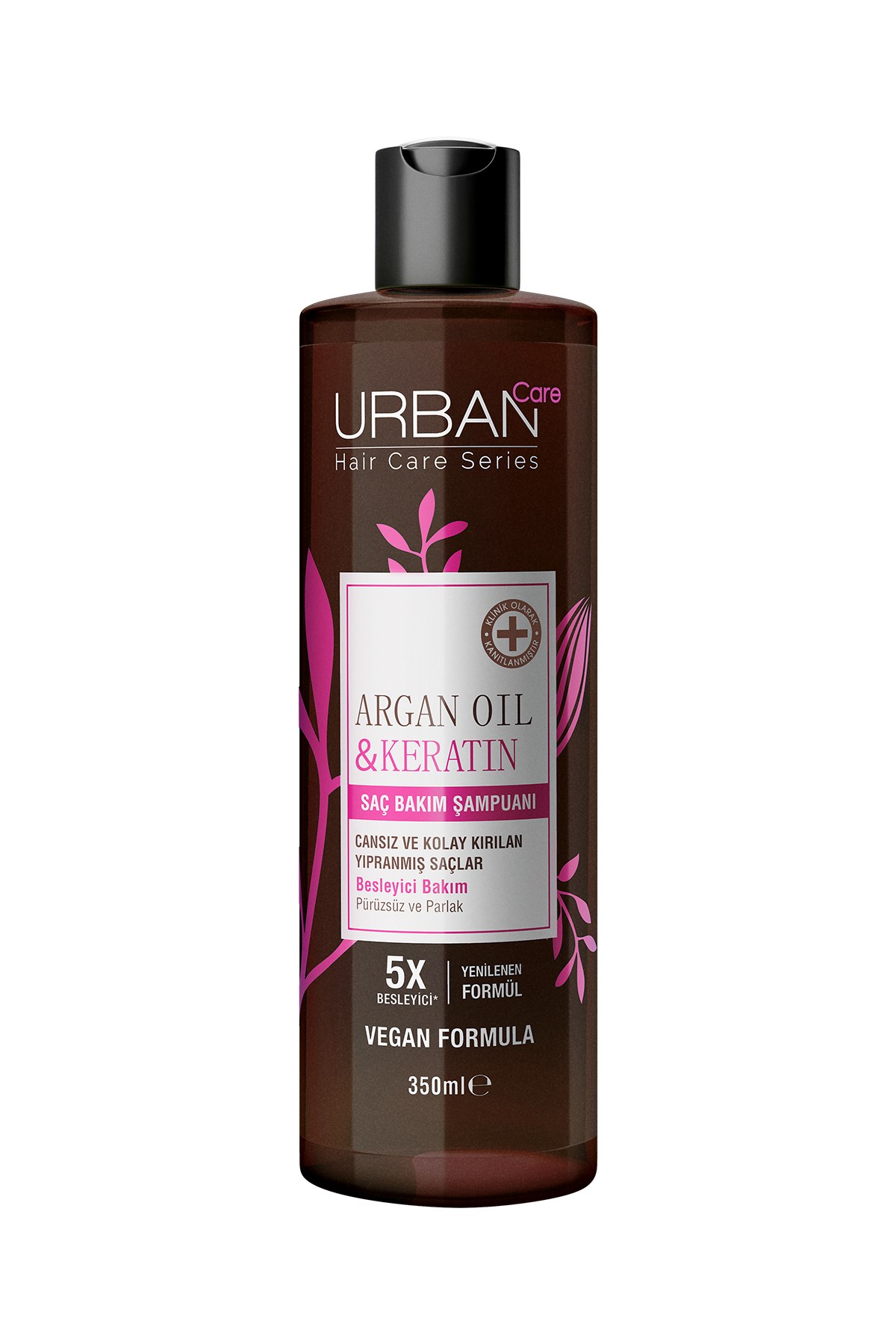 URBAN CAREŞAMPUANLARUrban Care Argan Oil & Keratin 5X  Besleyici ve Kırılma Karşıtı Saç Bakım Şampuanı 350 ml