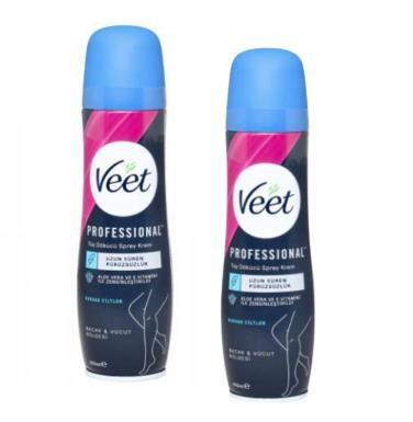 VEetTÜY DÖKÜCÜLER VE GİDERİCİLERVeet Tüy Dökücü Sprey Krem Hassas Ciltler 150 ml 2 Adet