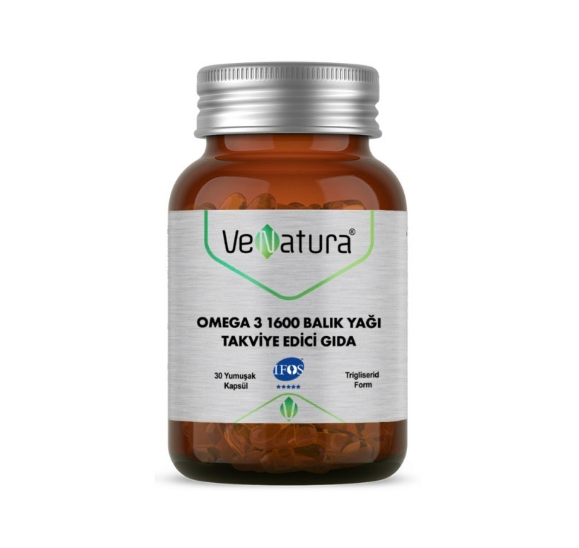 VENATURAOMEGA-3 / BALIK YAĞLARIVenatura Omega-3 1600 Balık Yağı 30 Kapsül