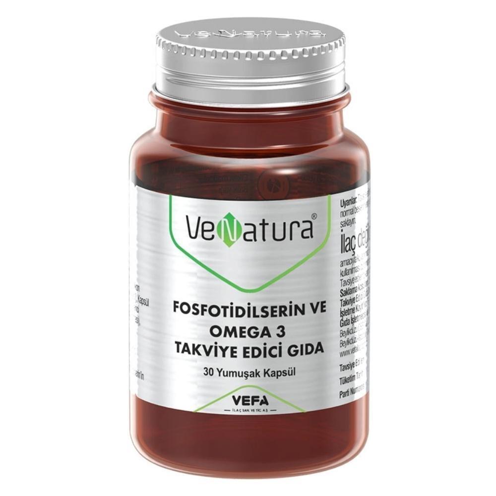 VENATURAVİTAMİN-MİNERALLERVenatura Fosfotidilserin ve Omega 3 30 Kapsül