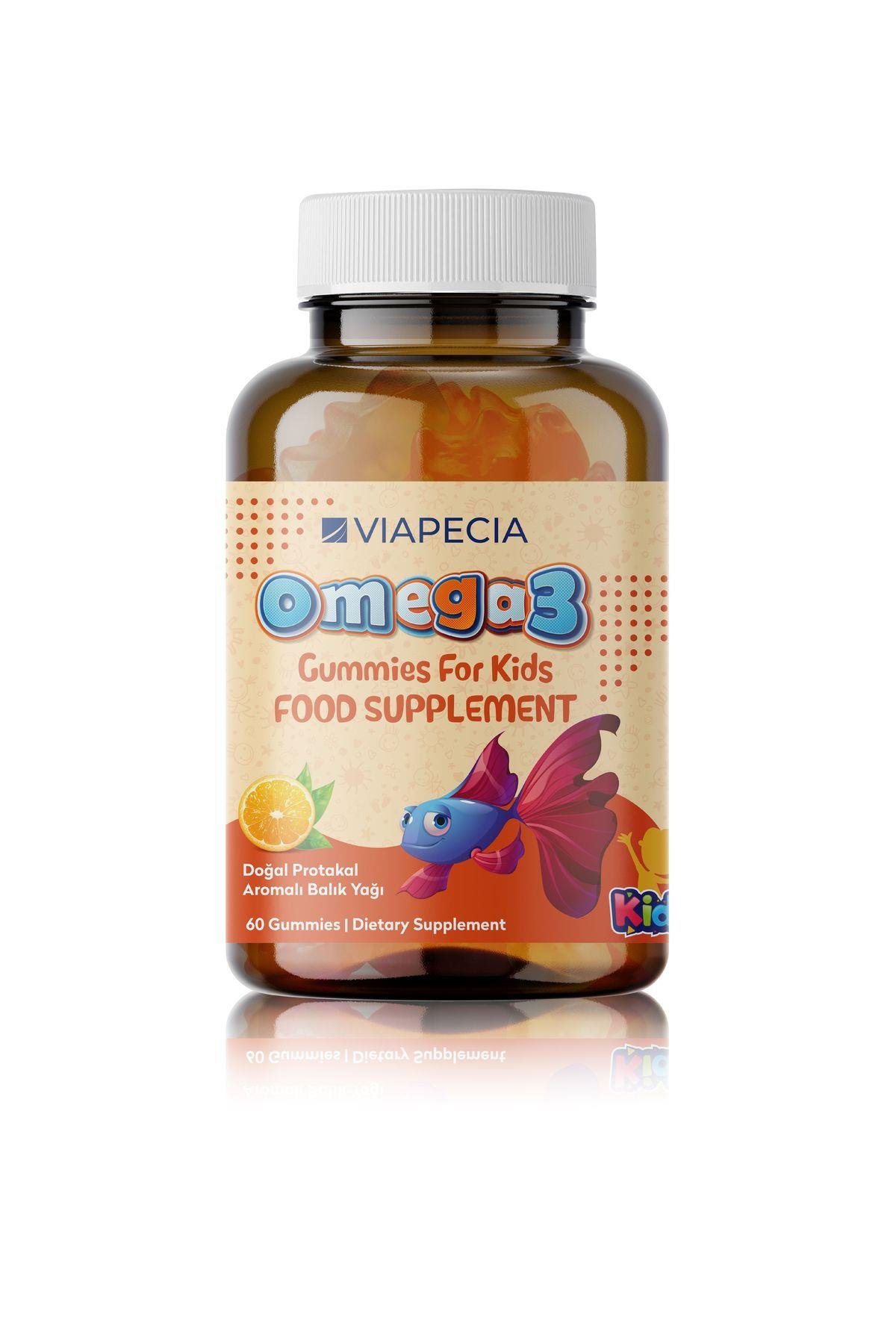VİAPECİAÇOCUKLAR İÇİN BESİN TAKVİYELERİViapecia Omega 3 Kids 60 Gummies