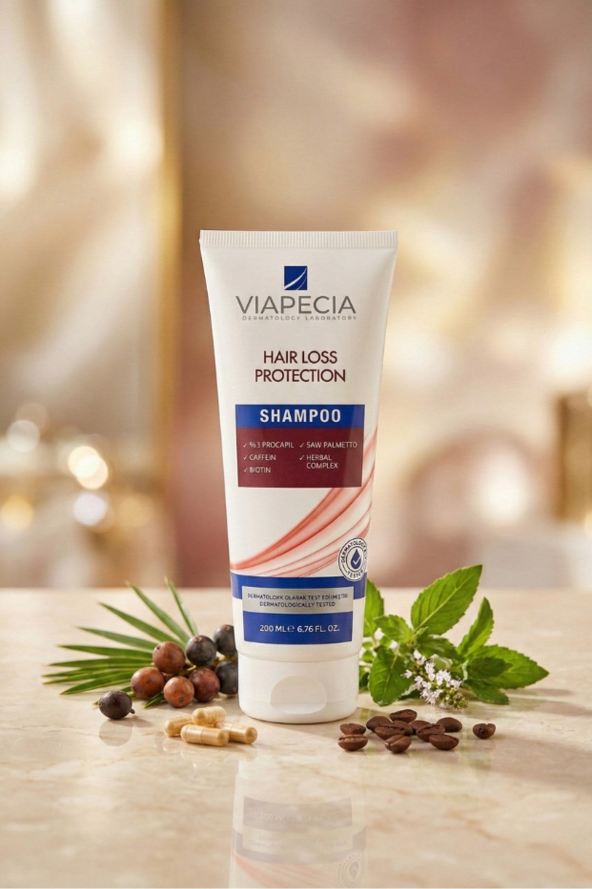 VİAPECİAŞAMPUANLARViapecia Procapil Kafein Biotin İçerikli Saç Dökülmesine Karşı Şampuan 200 ml