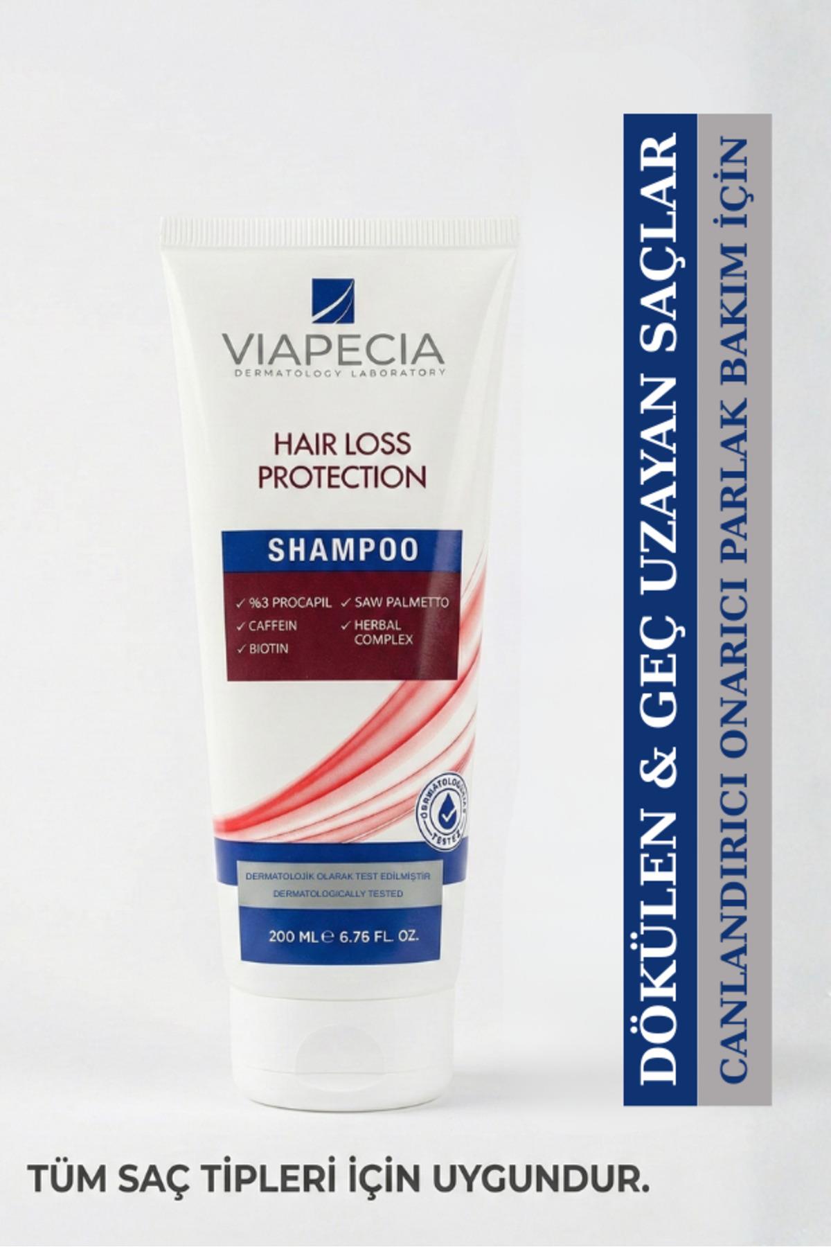 VİAPECİAŞAMPUANLARViapecia Procapil Kafein Biotin İçerikli Saç Dökülmesine Karşı Şampuan 200 ml