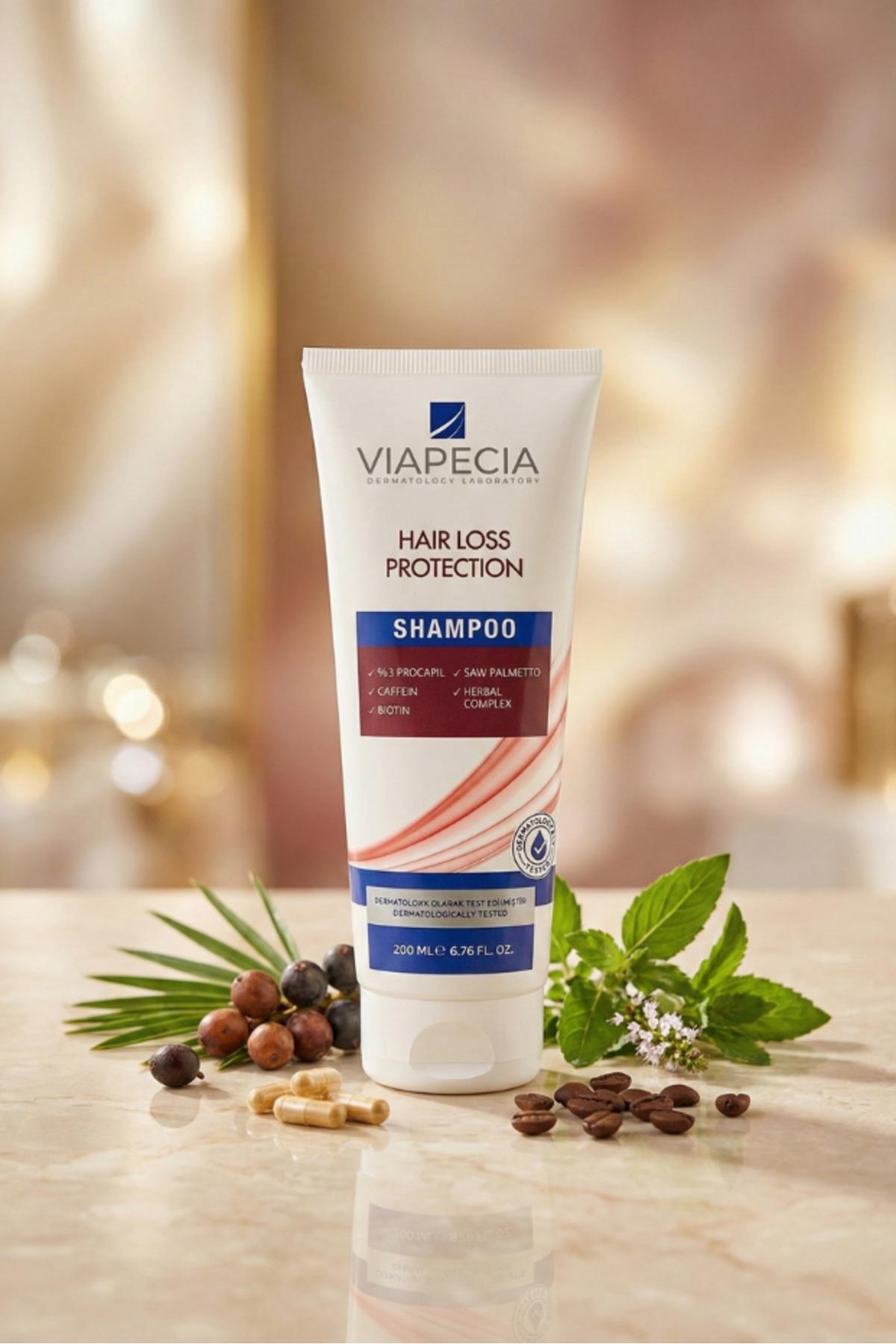 VİAPECİAŞAMPUANLARViapecia Procapil Kafein Biotin İçerikli Saç Dökülmesine Karşı Şampuan 200 ml