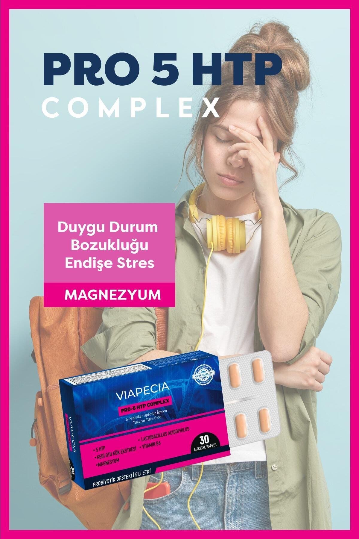 VİAPECİAVİTAMİN-MİNERALLERViapecia Pro 5-Htp Complex 30 Kapsül
