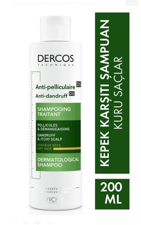 VichyŞAMPUANLARVichy Dercos Anti-Dandruff Şampuan Kepek Karşıtı Kuru Saçlar İçin 200 ml