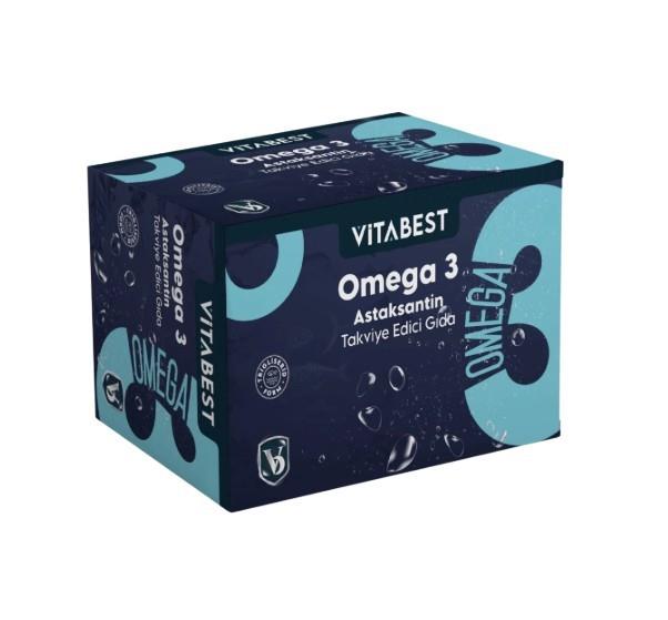 VİTABESTOMEGA-3 / BALIK YAĞLARIVitabest Omega 3 Astaksantin 90 Yumuşak Kapsül